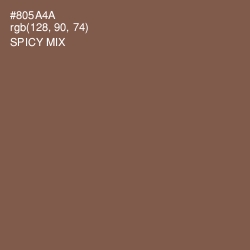 #805A4A - Spicy Mix Color Image